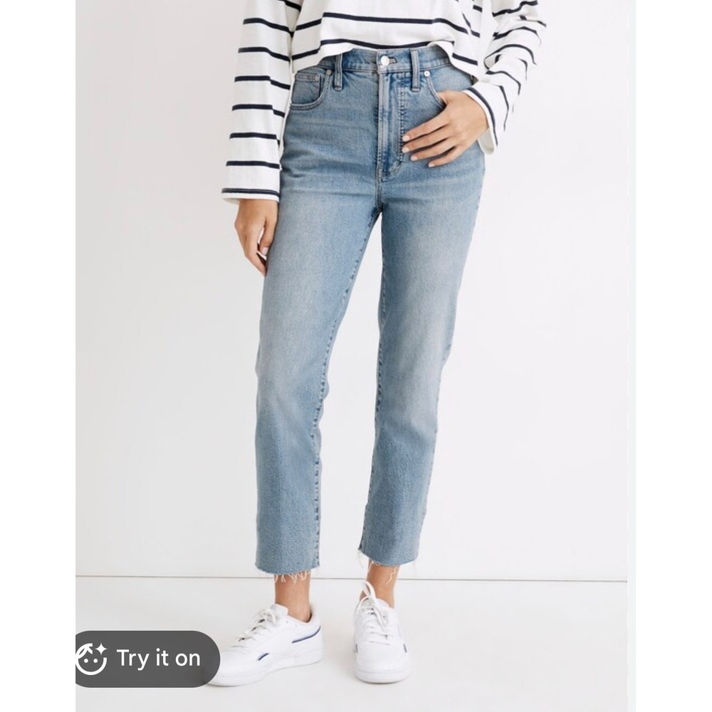 NWOT Madewell The Perfect Vintage Jean High Rise Straight Size 26